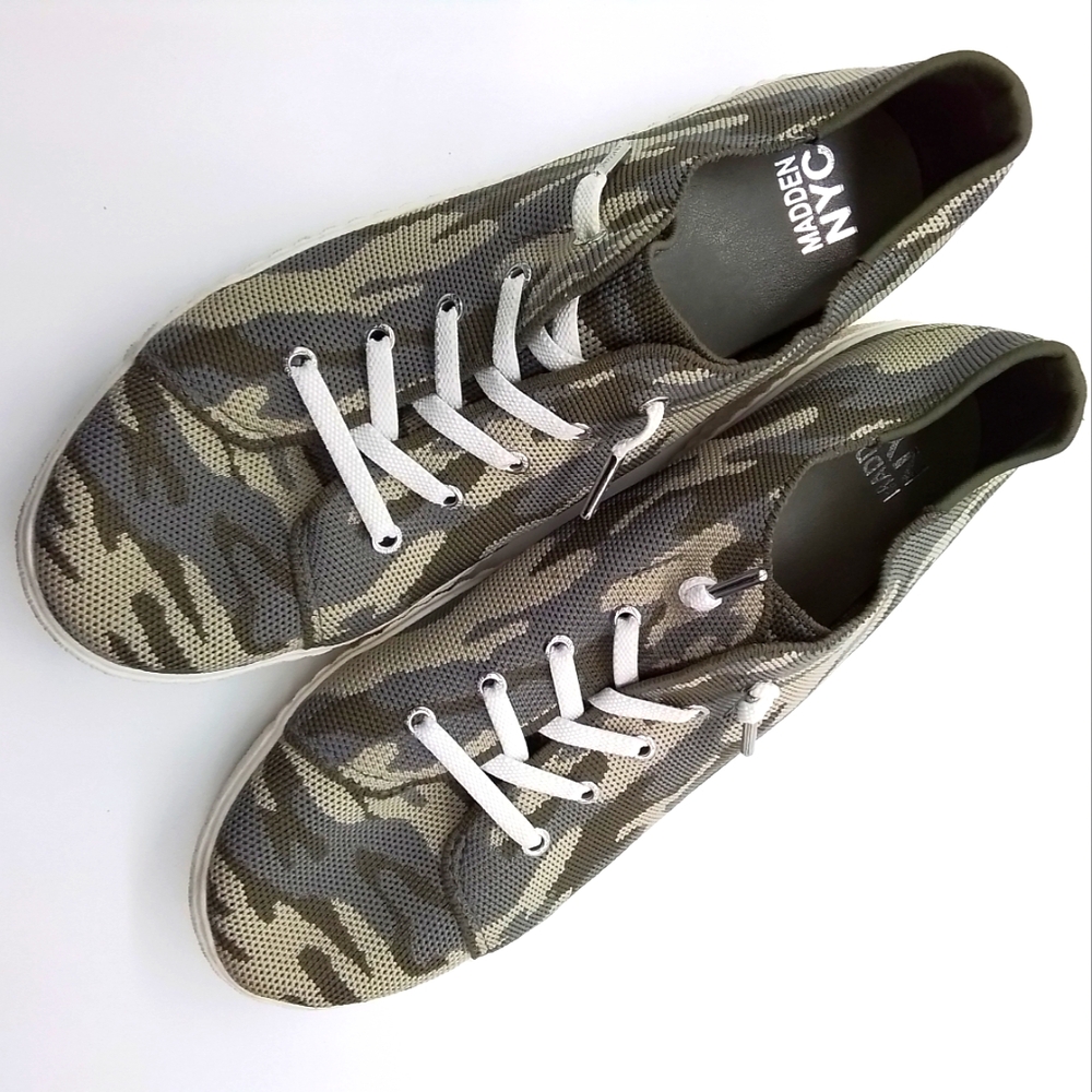 NWOT Madden NYC Camo Sneakers